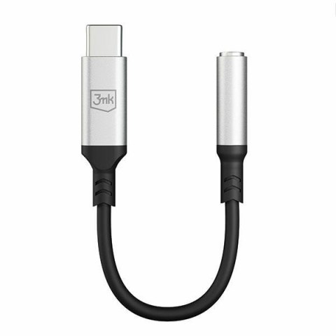3MK Adapter USB-C - Jack 3,5 mm DACczarny/black