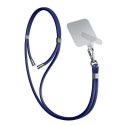3MK EasyClip Dark Blue (silver)smycz do telefonu