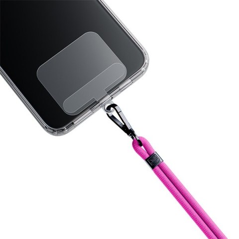 3MK EasyClip Pink (black)Smycz do telefonu