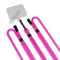 3MK EasyClip Pink (black)Smycz do telefonu