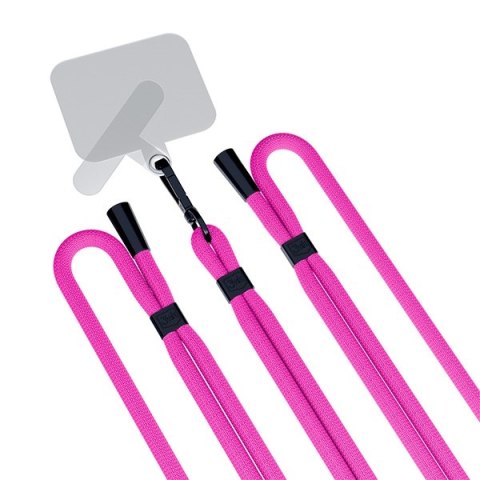 3MK EasyClip Pink (black)Smycz do telefonu