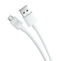 3MK Hyper Cable USB-A - Micro USB 1.2m 5V 2,4A Biały/White Kabel