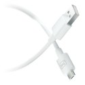 3MK Hyper Cable USB-A - Micro USB 1.2m 5V 2,4A Biały/White Kabel