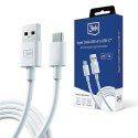 3MK Hyper Cable USB-A to USB-C 5A 60W 1.2m biały/white kabel