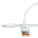 3MK Hyper Cable USB-A to USB-C 5A 60W 1.2m biały/white kabel