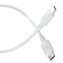 3MK Hyper Cable USB-C - USB-C 100W 1.2m Biały/White Kabel