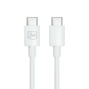 3MK Hyper Cable USB-C - USB-C 100W 1.2m Biały/White Kabel