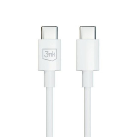 3MK Hyper Cable USB-C - USB-C 100W1.2m Biały/White Kabel