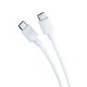 3MK Hyper Charger PD 25W ład. sieć. biała/white + 1x USB-C Cable