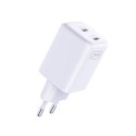 3MK Hyper Charger PD 45W ład. sieć. biała/white + 2x USB-C Cables