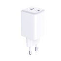 3MK Hyper Charger PD 45W ład. sieć. biała/white + 2x USB-C Cables