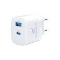 3MK Hyper GaN Charger 33W Power Delivery ładowarka sieciowa 1xUSB-A + 1xUSB-C