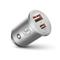 3MK HyperCar Charger 45W Ładowarka samochodowa 1xUSB-A + 1xUSB-C