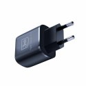 3MK HyperCharger 20W 1xUSB-C + 1xUSB-A ładowarka sieciowa PD/QC czarna/black