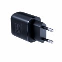 3MK HyperCharger 20W 1xUSB-C + 1xUSB-A ładowarka sieciowa PD/QC czarna/black