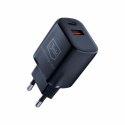 3MK HyperCharger 20W 1xUSB-C + 1xUSB-A ładowarka sieciowa PD/QC czarna/black