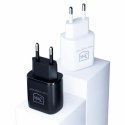 3MK HyperCharger 20W 1xUSB-C + 1xUSB-A ładowarka sieciowa PD/QC czarna/black