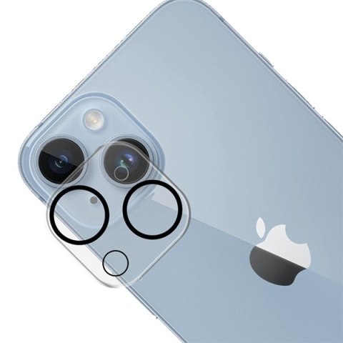 3MK Lens Pro Full Cover iPhone 13 Mini/13 Szkło Hartowane na obiektyw aparatu z ramką montażową 1szt