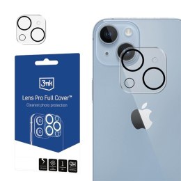 3MK Lens Pro Full Cover iPhone 15/15 Plus Szkło hartowane na obiektyw aparatu z ramką montażową 1szt