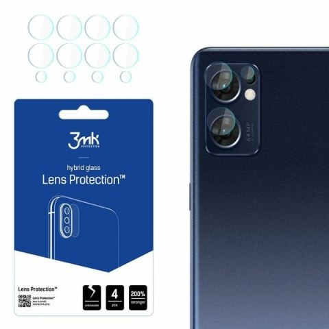 Ochrona na obiektyw aparatu 3MK Lens Protection do Oppo Find X5 Lite 4szt