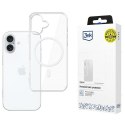 3MK MagCase iPhone 16 Plus 6.7" przezroczysty/clear kompatybilne z MagSafe