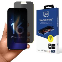 3MK Silky Matt Privacy iPhone 16 6.1