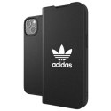 Adidas OR Booklet Case BASIC iPhone 13/ 14 / 15 6,1" czarno biały/black white 47086
