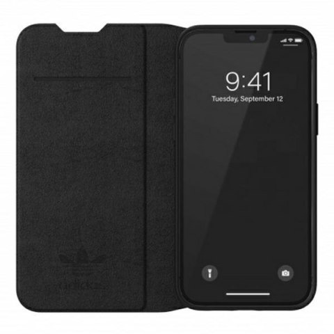 Adidas OR Booklet Case BASIC iPhone 13Pro Max 6,7" czarno biały/black white 47127