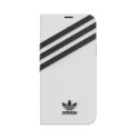 Adidas OR Booklet Case PU iPhone12/12 Pro 6,1" biało czarny/white black 42248