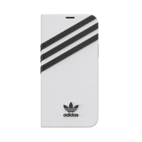 Adidas OR Booklet Case PU iPhone12/12 Pro 6,1" biało czarny/white black 42248
