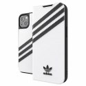 Adidas OR Booklet Case PU iPhone 13 / 14 / 15 6.1" czarno biały/black white 47092