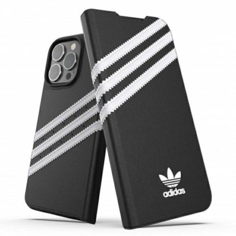 Adidas OR Booklet Case PU iPhone 13 Pro/ 13 6,1" czarno biały/black white 47112