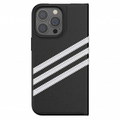 Adidas OR Booklet Case PU iPhone 13 Pro/ 13 6,1" czarno biały/black white 47112