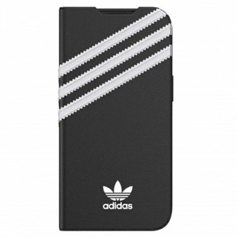 Adidas OR Booklet Case PU iPhone 13 Pro/ 13 6,1" czarno biały/black white 47112