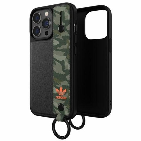Adidas OR Hand Strap Case iPhone 13 Pro/13 6,1" czarno-zielony/black-green 47111