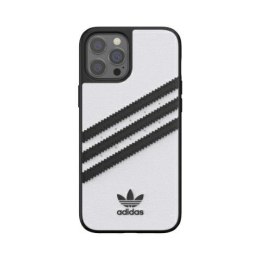 Adidas OR Moulded Case PU iPhone 12 Pro Max biało-czarny/white-black 42239