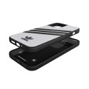 Adidas OR Moulded Case PU iPhone 12Pro Max biało-czarny/white-black 42239