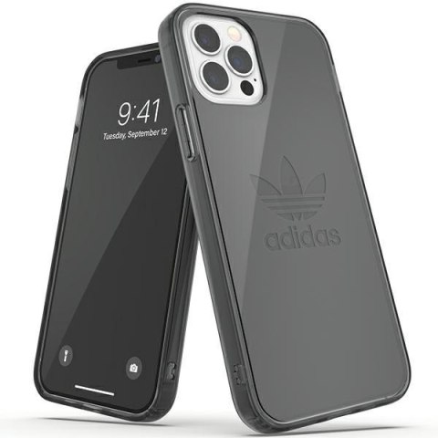 Adidas OR Protective iPhone 12/12 ProClear Case czarny przezroczysty/smokey black 42385