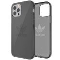 Adidas OR Protective iPhone 12/12 ProClear Case czarny przezroczysty/smokey black 42385
