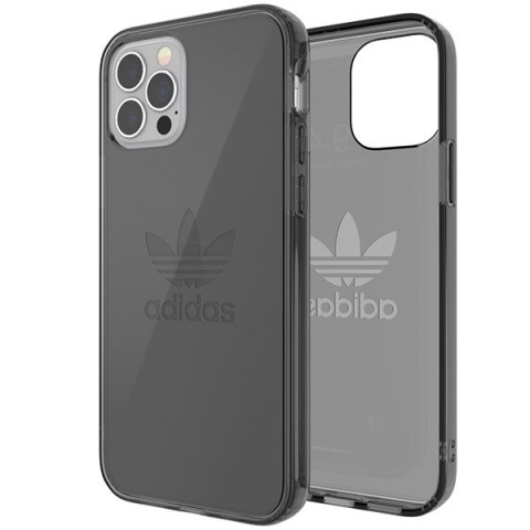 Adidas OR Protective iPhone 12/12 ProClear Case czarny przezroczysty/smokey black 42385