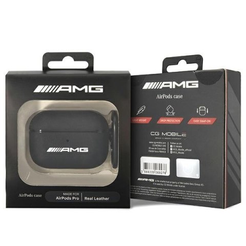 AMG AMAPSLWK AirPods Pro coverczarny/black Leather