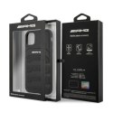 AMG AMHCN61GSEBK iPhone 11 / Xr 6,1" czarny/black hardcase Leather Debossed Lines