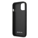 AMG AMHCP13SGSEBK iPhone 13 mini 5,4" czarny/black hardcase Leather Debossed Lines