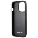 AMG AMHCP14XGSEBK iPhone 14 Pro Max 6,7" czarny/black hardcase Leather Debossed Lines