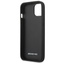 AMG AMHCP14MDOLBK iPhone 14 Plus / 15 Plus 6.7" czarny/black hardcase Leather Hot Stamped