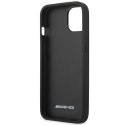 AMG AMHCP14MGSEBK iPhone 14 Plus / 15 Plus 6.7" czarny/black hardcase Leather Debossed Lines