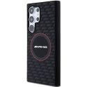 AMG AMHMS24L23SMRK S24 Ultra S928 czarny/black hardcase Silicone Carbon Pattern MagSafe