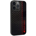 Audi Carbon Fiber Stripe iPhone 13 Pro Max 6.7" czarny/black hardcase AUS-TPUPCIP13PM-R8/D1-BK