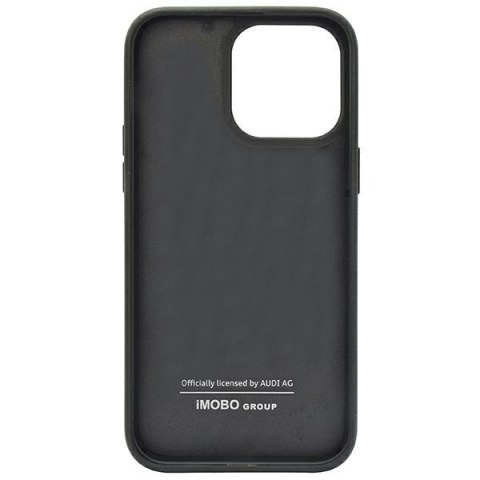 Audi Carbon Fiber Stripe iPhone 14 Pro 6.1" czarny/black hardcase AUS-TPUPCIP14P-R8/D1-BK