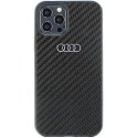 Audi Carbon Fiber iPhone 12/12 Pro 6.1" czarny/black hardcase AU-TPUPCIP12P-R8/D2-BK